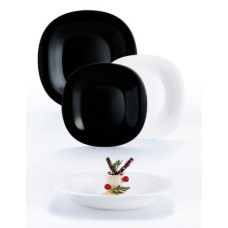 Сервіз LUMINARC CARINE WHITE&BLACK / 18 пр. (N1489)