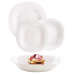 Сервіз LUMINARC CARINE WHITE / 18 пр. (N2184)
