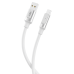 кабель XO NB251 Liquid Silicone Rubber USB-A to Micro - 6A - 1m (Білий)