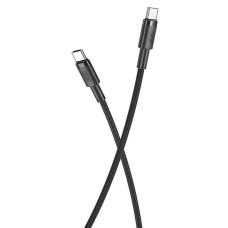 кабель XO NBQ199 High Power Braided Type-C to Type-C - 100W - 1m (Чорний)