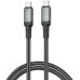 кабель XO NBQ264A High Power Braided Type-C to Type-C - 240W - 2m (Чорний)