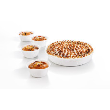 Форма с/к LUMINARC SMART CUISINE /НАБІР/д.запік/кругла/28см+11см*4 (P0888)