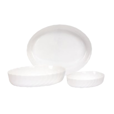 Форма с/к LUMINARC SMART CUISINE TRIANON /НАБІР/д.запік/овал. 36X29см/32х24 см/22х16 см (P7773)