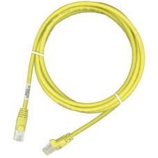 Патч-корд RJ45, 568A/B, UTP, PowerCat 5e, LSZH 2м, Жовтий, MOLEX
