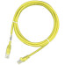 Патч-корд RJ45, 568A/B, UTP, PowerCat 5e, LSZH 2м, Жовтий, MOLEX