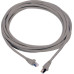 Патч-корд RJ45, 568A/B, FTP, PowerCat 6, LSZH, 1 м, Сірий, MOLEX
