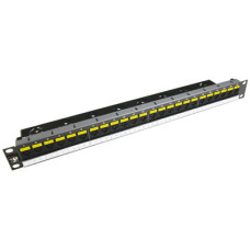 Патч-панель 24xRJ45, DG +, PowerCat 5e, неекранована 1U Графіт. Кольору, MOLEX 