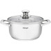 Каструля RINGEL Grey line 16 см (1.6л) з кришкою нерж (RG-2022-16)