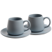 Чашка Limited Edition COFFEE /НАБІР/2х200 мл з блюд.в уп. (RX-N24704)