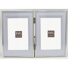 Рамка EVG ONIX 2-10X15 S15 Double Silver
