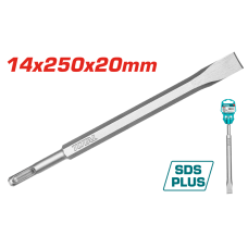 Акс.інстр TOTAL TAC15121411 зубило плоске SDS plus 14x250мм