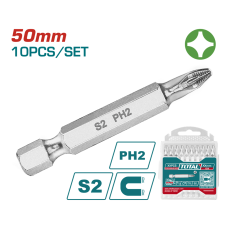 Акс.інстр TOTAL TAC16PH223 Викрутні насадки, PH2, 50 мм, 10 шт.