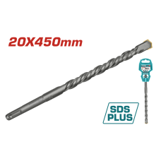 Акс.інстр TOTAL TAC312004 бур SDS plus 20x450мм