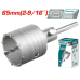 Акс.інстр TOTAL TAC430651 Коронка SDS PLUS, 65мм