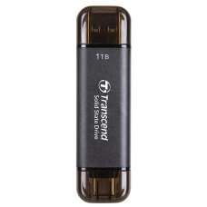 ssd зовнішній TRANSCEND 1TB ESD310C, USB 10Gbps, Type C/A Сірий