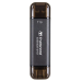 ssd зовнішній TRANSCEND 1TB ESD310C, USB 10Gbps, Type C/A Сірий