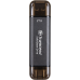 ssd зовнішній TRANSCEND 2TB ESD310C, USB 10Gbps, Type C/A Сірий