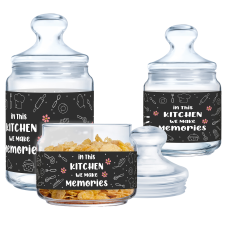 Банка LUMINARC CLUB KITCHEN MEMORIES /НАБІР/3х0.5, 0.75, 1 л (X1073)