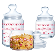 Банка LUMINARC CLUB LOVE BASKET /НАБІР/3х0.5, 0.75, 1 л (X1078)